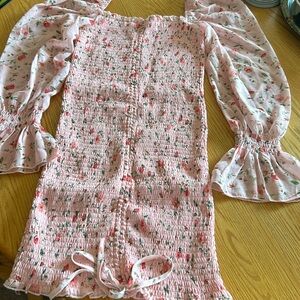 Cute pink floral Princess Polly dress